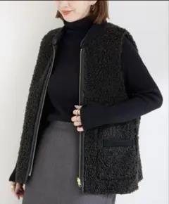 【極美品】B.C STOCK リバーシブル ボアジレ ブラック