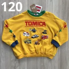 【TOMICA】120 新品未使用　lics キッズ　トレーナー　車
