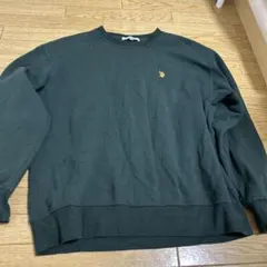 U.S. POLO ASSN. クルーネック スウェット グリーン Mのサムネイル