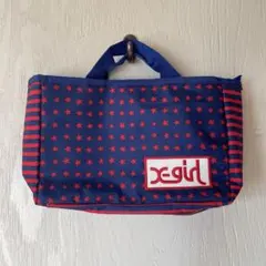 x-girl 星柄ミニトートバッグ　未使用
