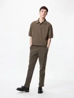 ユニクロ UNIQLO 感動パンツライト ブラウン W73