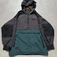 Columbia　CONVERT　ナイロンシェルパーカー　90s　ヴィンテージ 90s 90年代 コロンビア アウトドア 3トーン 紺 ネイビー 緑