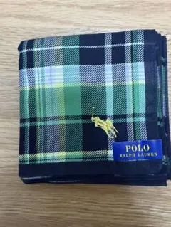 【未使用】POLO RALPH LAUREN チェック柄ハンカチ