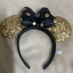 ミニーマウス風スパンコールカチューシャ