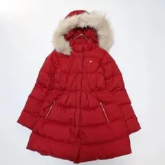 kate spade ダウンコート ファーフード 赤 160cm ケイトスペード
