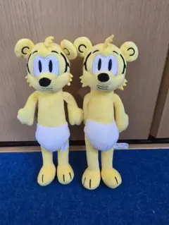 KUSOMEGANE なかまたちぬいぐるみ　クソメガネ（黄）　２体セット
