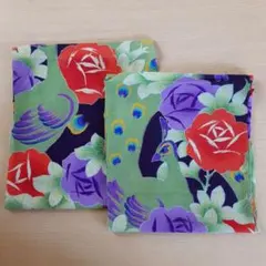 はぎれ　着物　吊るし飾り　人形　アクセサリーづくり　昭和レトロ　孔雀　つまみ細工