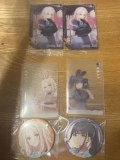 学マス 十王星南 雨夜燕 ローソン 缶バッジ ウエハース GIGO 特典 前半