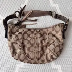 COACH ワンショルダーバッグ ミニシグネチャー Y2K 平成 - メルカリ