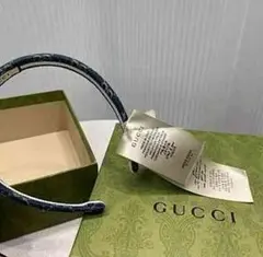 GUCCI グッチ デニム カチューシャ GG柄のサムネイル