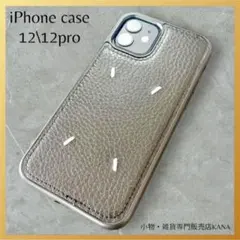 新品iPhoneケーススマホ12/12proブラック黒レザー刺繍韓国インスタ映え