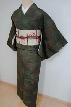 紬　袷　ユーズド品