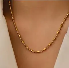 【大人気】2つセット✨ボールチェーンネックレスとブレスレットサージカルステンレス