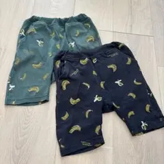 バナナ柄 パンツ 2枚
