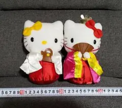 ひな祭りキティ&ミミィぬいぐるみ