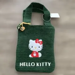 ハローキティ　ニット　ミニトートバッグ　1999年 ハローキティ ニット ミニトートバッグ 1999年 - メルカリ
