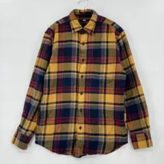 UNIQLO ユニクロ フランネル チェックシャツ M