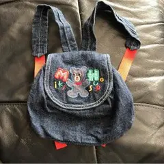 ミキハウス ベビー デニムリュック バッグ
