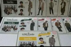 SnowMan　デビュー1周年記念　BIGステッカー　フルコンプリートセットB