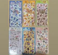 ⭐︎新品⭐︎ ディズニー プチドロップステッカー 6種セット②
