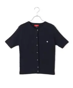 【POLO BCS】VIS別注ハーフスリーブミニケーブルカーディガン