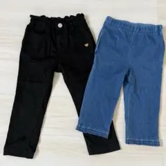 美品！女の子ボトムス110㎝2枚セットアプレレクール　プティマイン