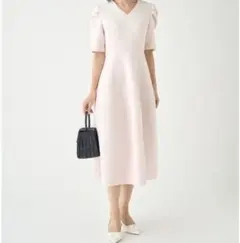 【CELFORD】ポンチフレアワンピース