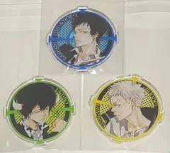 山本武　笹川了平　ランボ　アクリルバッジコレクション　REBORN 守護者