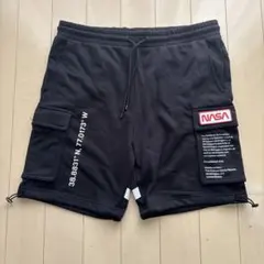 H&M NASA カーゴパンツ スウェット ショートパンツ Lのサムネイル