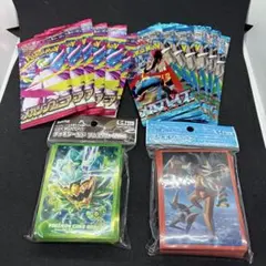 ポケカ スリーブ2種とメガシンフォニア＆メガブレイブセット