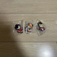【新品未開封】 ハイキュー　ラバー製ストラップ 3個セット