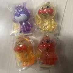 それいけ！アンパンマン　シャカシャカクリアキーホルダー4個セット