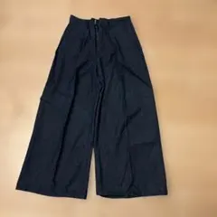 AMERICAN HOLIC ワイドパンツ L ダークブルー