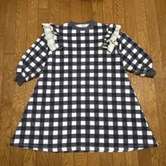 マーキーズ　カルミア　チェックワンピース　140