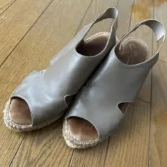 ガイモ　オリーブオープントゥ サンダルのサムネイル
