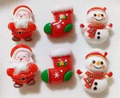 クリスマス♥️貼り付けパーツ ６個セット