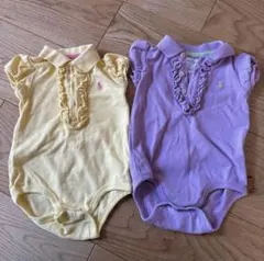 ラルフローレン ベビー ロンパース 6m 70cm 2着セット　双子