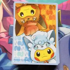 ポケモンカード デッキシールド スリーブ ミミロップ エルフーン バラ4