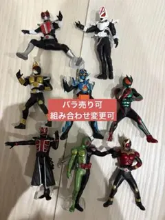 HG仮面ライダーカブト アクションポーズ7 最終決戦編【ワーム】5個
