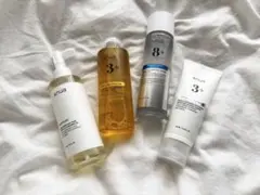 anua(クレンジング、トナー、スキンブースター、クリーム)4点セット