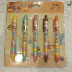 くまのプーさん ボールペンセット 5本