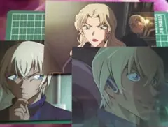 名探偵コナン　黒鉄の魚影　バーボン(安室透)ポストカード3枚セット