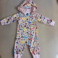 アディダス　ロンパース　カバーオール　70 ピンク　ベビー　アウター
