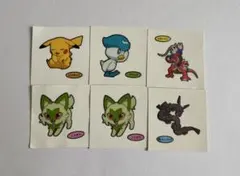 ポケモンパンシール ポケモンデコキャラシール 6点まとめ売り