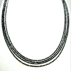 GSTV小田切さんブラックスピネル5連ネックレス未使用品 - メルカリ