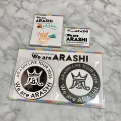 嵐　2026 ヘアクリップ　マグネット　PVCコースター　ロゴ　グッズ