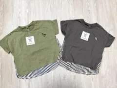 【新品】西松屋　Tシャツ 2枚セット 100cm
