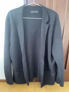 美品　ユニクロ　C ニットジャケット　ブラック