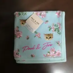 PAUL & JOE ACCESSOIRES ハンカチ 猫 花柄