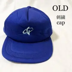 OLD Calmaster 刺繍 ベースボールキャップ レトロキャップ ブルー